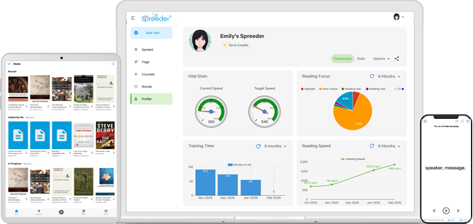AI SPEED READER | CLOUD LIBRARY | ABSORB ANYTHING FAST